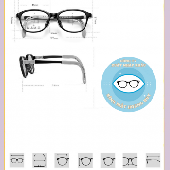 Gọng nhựa trẻ em mã 1719